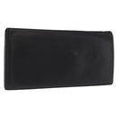 LOEWE Long Wallet Leather Black Auth BA10581-1