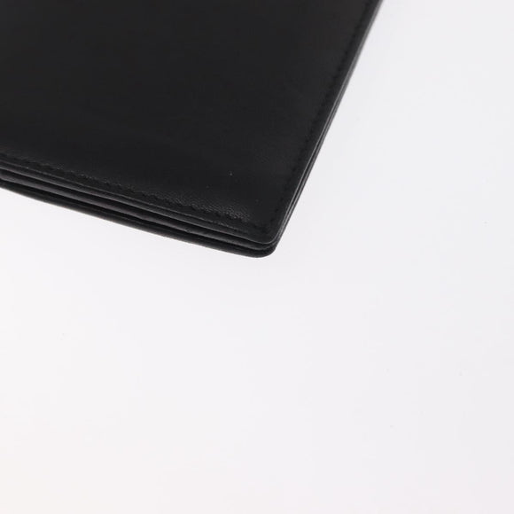 LOEWE Long Wallet Leather Black Auth BA10581