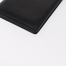 LOEWE Long Wallet Leather Black Auth BA10581-7