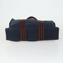 MCM Chanel Hermes Tote Bag Canvas 3 Set Beige Black Navy Auth BA10583-7