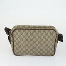 GUCCI GG Supreme Web Sherry Line Umhängetasche PVC 5er Set Beige Rot Auth BA10584-18