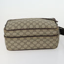 GUCCI GG Supreme Web Sherry Line Umhängetasche PVC 5er Set Beige Rot Auth BA10584-20