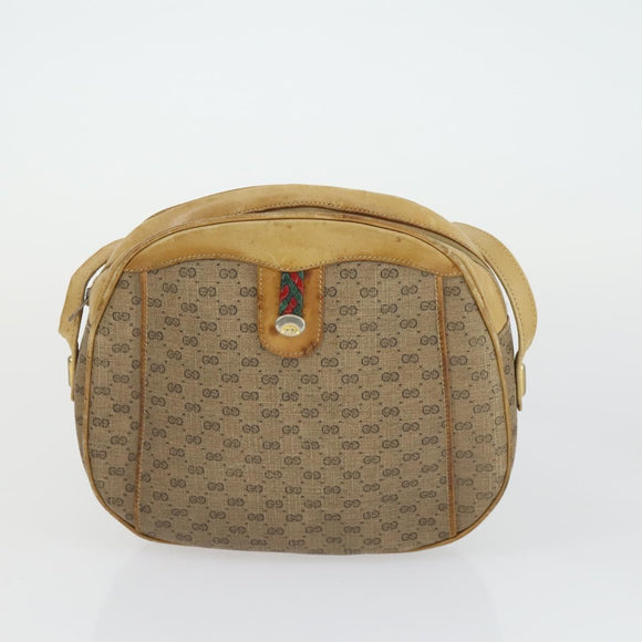 GUCCI GG Supreme Web Sherry Line Umhängetasche PVC 5er Set Beige Rot Auth BA10584