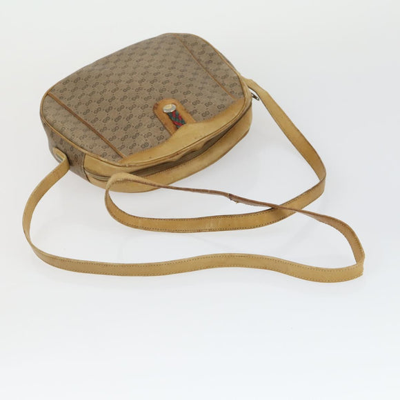 GUCCI GG Supreme Web Sherry Line Umhängetasche PVC 5er Set Beige Rot Auth BA10584