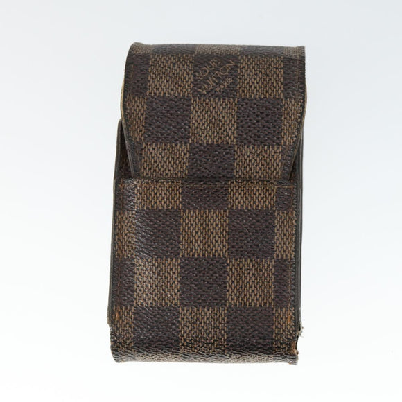 LOUIS VUITTON Monogram Damier Ebene Etui Cigarette Case 4 Set LV Auth BA10586