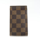 LOUIS VUITTON Monogram Damier Ebene Etui Cigarette Case 4 Set LV Auth BA10586-21