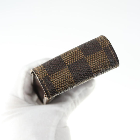 LOUIS VUITTON Monogram Damier Ebene Etui Cigarette Case 4 Set LV Auth BA10586