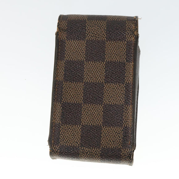 LOUIS VUITTON Monogram Damier Ebene Etui Cigarette Case 4 Set LV Auth BA10586