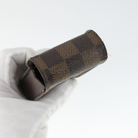 LOUIS VUITTON Monogram Damier Ebene Etui Cigarette Case 4 Set LV Auth BA10586