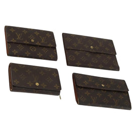 LOUIS VUITTON Monogram Wallet 4 Set LV Auth BA10591