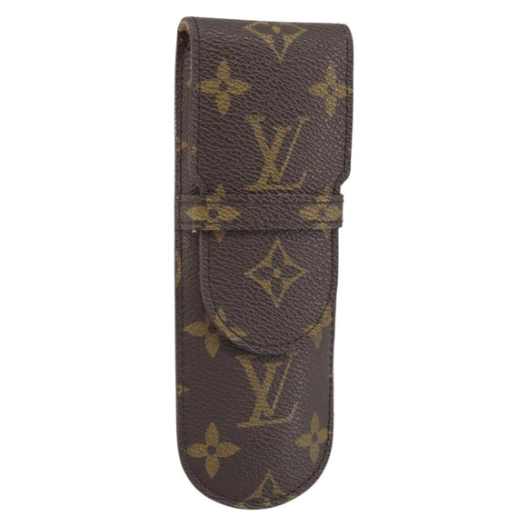 LOUIS VUITTON Monogram Etui Stilo Stifteetui M62990 LV Auth BA10593