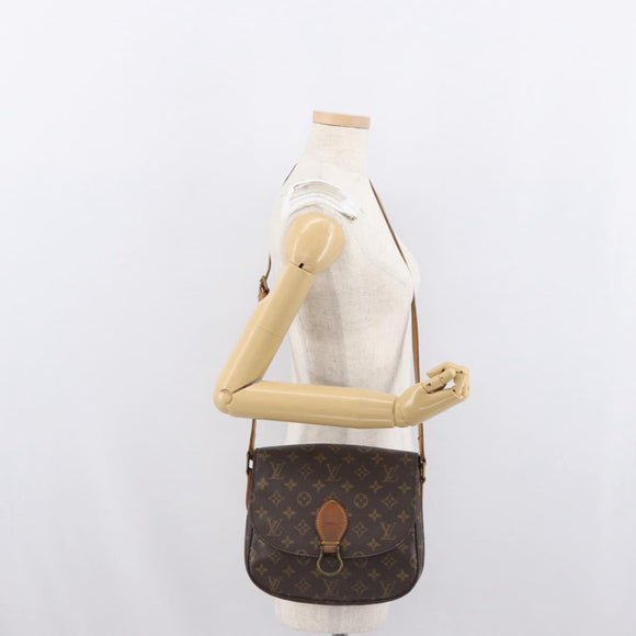 LOUIS VUITTON Monogram Saint Cloud GM Shoulder Bag M51242 LV Auth BA10594