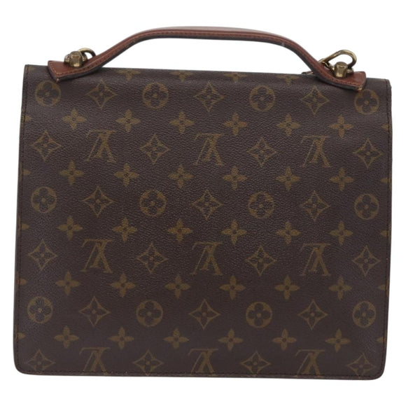 LOUIS VUITTON Monogram Monceau 28 Handtasche M51185 LV Auth BA10595