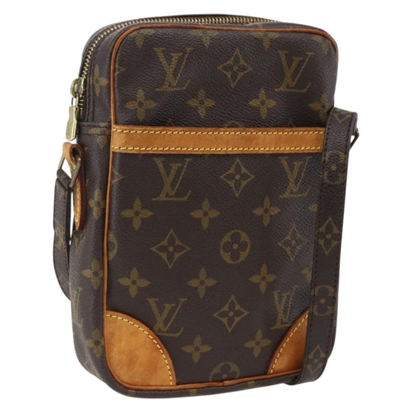 LOUIS VUITTON Monogram Danube Schoudertas M45266 LV Auth BA10596