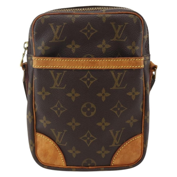 LOUIS VUITTON Monogram Danube Schoudertas M45266 LV Auth BA10596