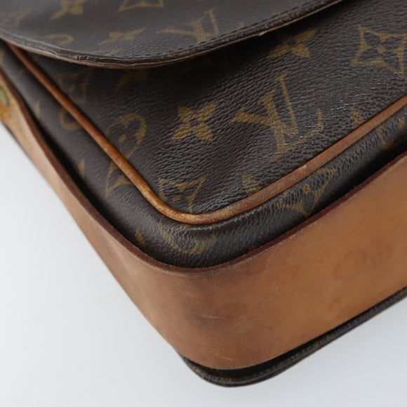 LOUIS VUITTON Monogram Cartouchiere GM Shoulder Bag M51252 LV Auth BA10597
