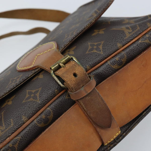 LOUIS VUITTON Monogram Cartouchiere GM Shoulder Bag M51252 LV Auth BA10597