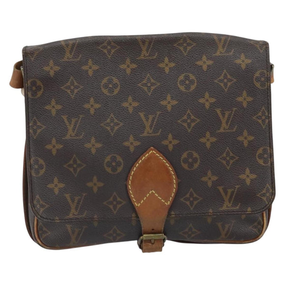 LOUIS VUITTON Monogram Cartouchiere GM Shoulder Bag M51252 LV Auth BA10597