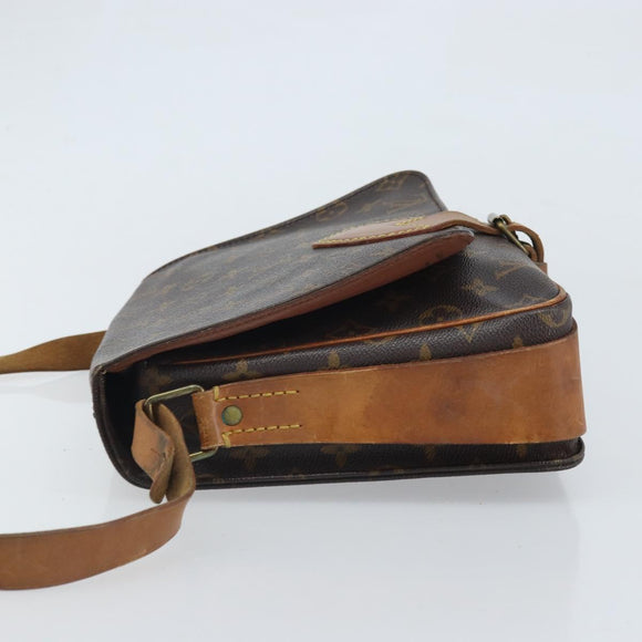 LOUIS VUITTON Monogram Cartouchiere GM Shoulder Bag M51252 LV Auth BA10597