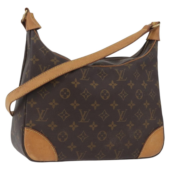 LOUIS VUITTON Monogram Boulogne 30 Shoulder Bag M51265 LV Auth BA10599