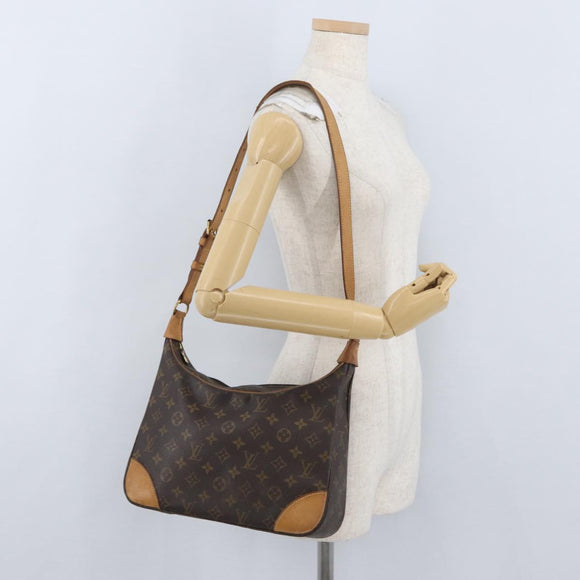 LOUIS VUITTON Monogram Boulogne 30 Shoulder Bag M51265 LV Auth BA10599