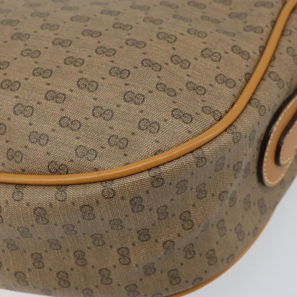 GUCCI Micro GG Supreme Web Sherry Line Bag PVC Beige 001 115 0918 Auth BA10601