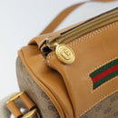 GUCCI Micro GG Supreme Web Sherry Line Bag PVC Beige 001 115 0918 Auth BA10601-9
