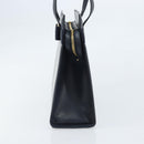 Salvatore Ferragamo Vara Ribbon Shoulder Bag Leather Navy Gold Auth BA10602-5