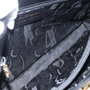 Salvatore Ferragamo Gancini Shoulder Bag Leather Black Gold Auth BA10603-15