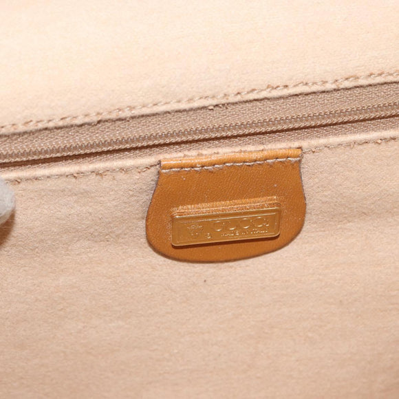 GUCCI Micro GG Supreme Shoulder Bag PVC Ivory Gold 004 14 0264 Auth BA10604