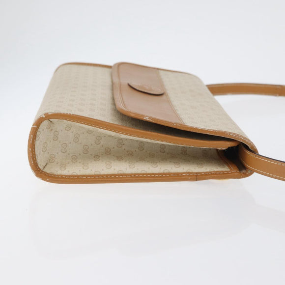 GUCCI Micro GG Supreme Shoulder Bag PVC Ivory Gold 004 14 0264 Auth BA10604