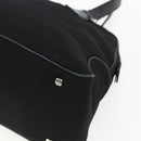 Salvatore Ferragamo Handtas Nylon Zwart Zilver Auth BA10606-9