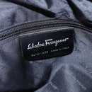 Salvatore Ferragamo Handtas Nylon Zwart Zilver Auth BA10606-12