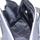 Salvatore Ferragamo Handtas Nylon Zwart Zilver Auth BA10606-18