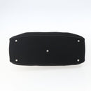 Salvatore Ferragamo Handtas Nylon Zwart Zilver Auth BA10606-5
