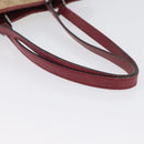 GUCCI GG Canvas Tote Bag Beige Silver 120840 Auth BA10612-8