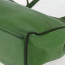 Salvatore Ferragamo Tote Bag Leather Green Gold Auth BA10613-10