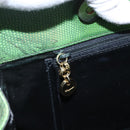 Salvatore Ferragamo Tote Bag Leather Green Gold Auth BA10613-18