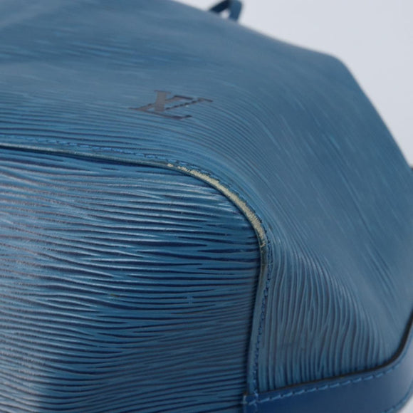 LOUIS VUITTON Epi Petit Noe Shoulder Bag Blue M44105 LV Auth BA10617
