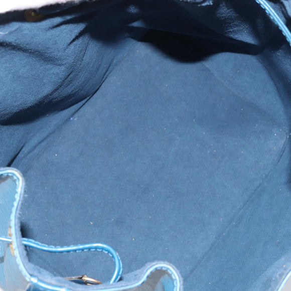 LOUIS VUITTON Epi Petit Noe Shoulder Bag Blue M44105 LV Auth BA10617