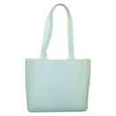 CHANEL Tote Bag Rubber Green CC Auth BA10618-3