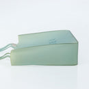 CHANEL Tote Bag Rubber Green CC Auth BA10618-5