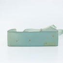 CHANEL Tote Bag Rubber Green CC Auth BA10618-9