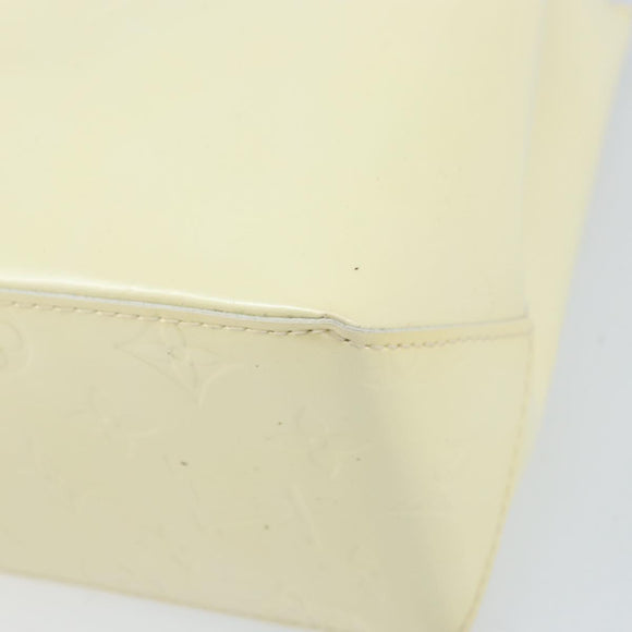 LOUIS VUITTON Monogram Vernis Reade PM Handtasche Perle M91336 LV Auth BA10619