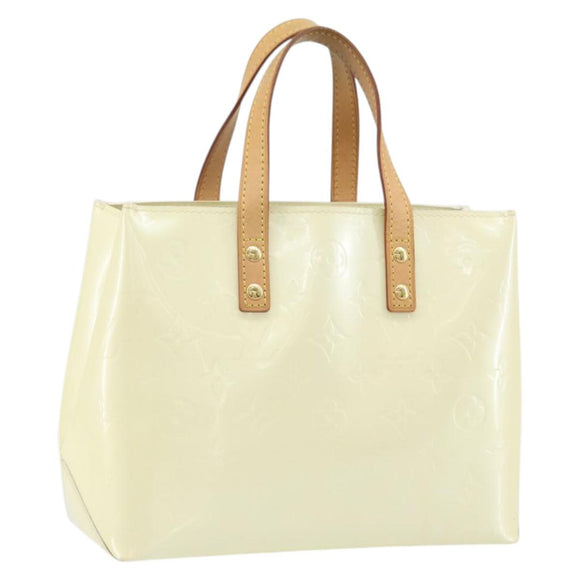 LOUIS VUITTON Monogram Vernis Reade PM Handtasche Perle M91336 LV Auth BA10619