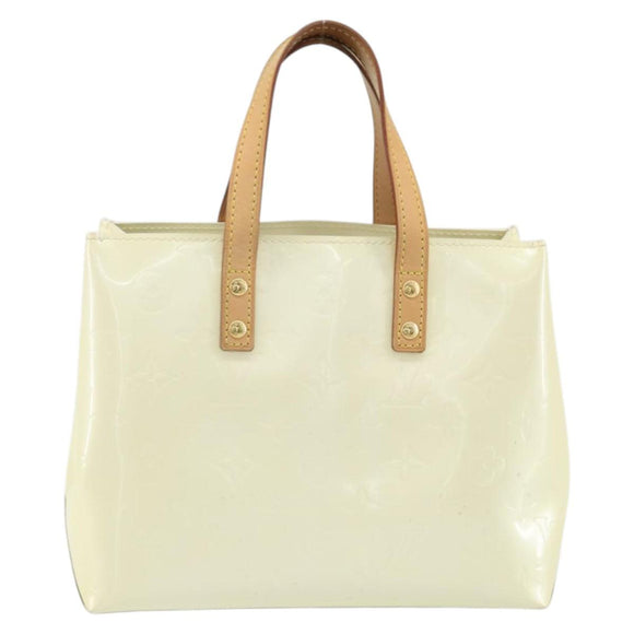 LOUIS VUITTON Monogram Vernis Reade PM Handtasche Perle M91336 LV Auth BA10619