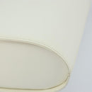 Salvatore Ferragamo Vala Shoulder Bag Leather White Silver Auth BA10620-11