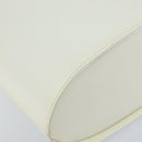 Salvatore Ferragamo Vala Shoulder Bag Leather White Silver Auth BA10620-12