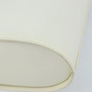 Salvatore Ferragamo Vala Shoulder Bag Leather White Silver Auth BA10620-13