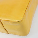 LOUIS VUITTON Monogram Vernis Columbus Tote Bag Lime Yellow M91047 Auth BA10623-9